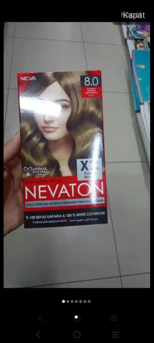 Nevaton 8.0 saç boyası