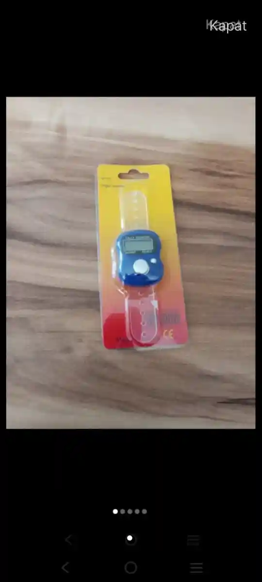 Mavi adım sayar cihazı