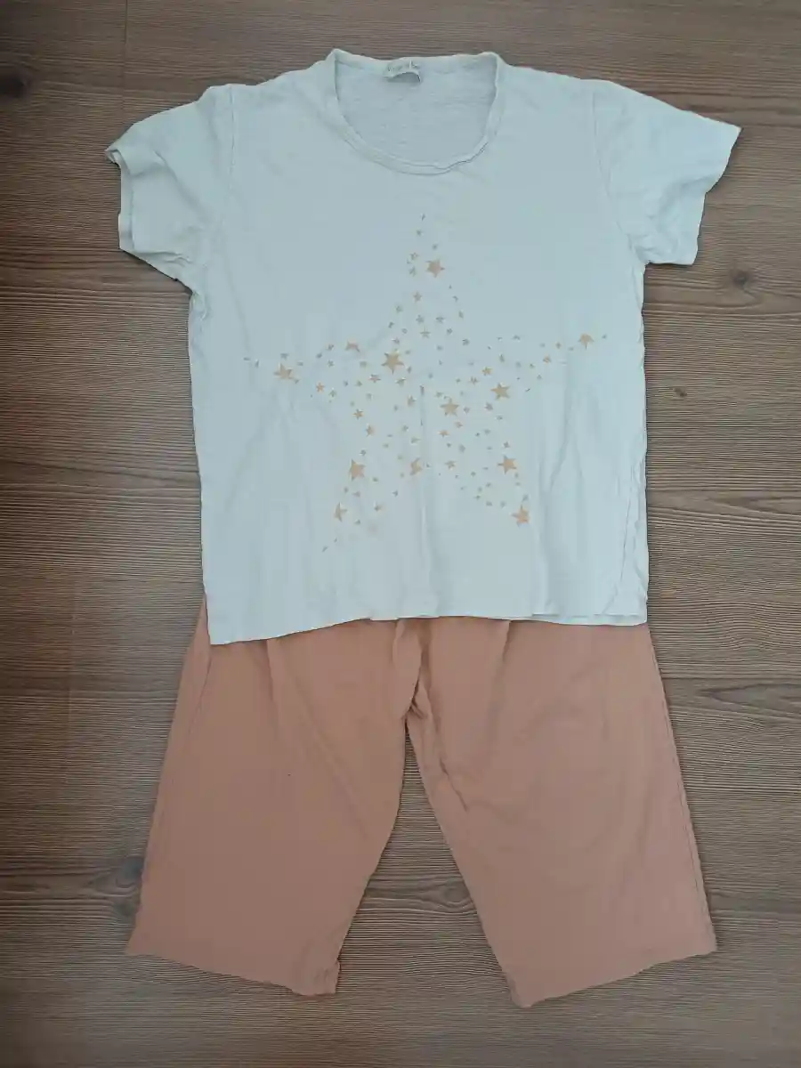 Yıldız desenli çocuk pijama takımı