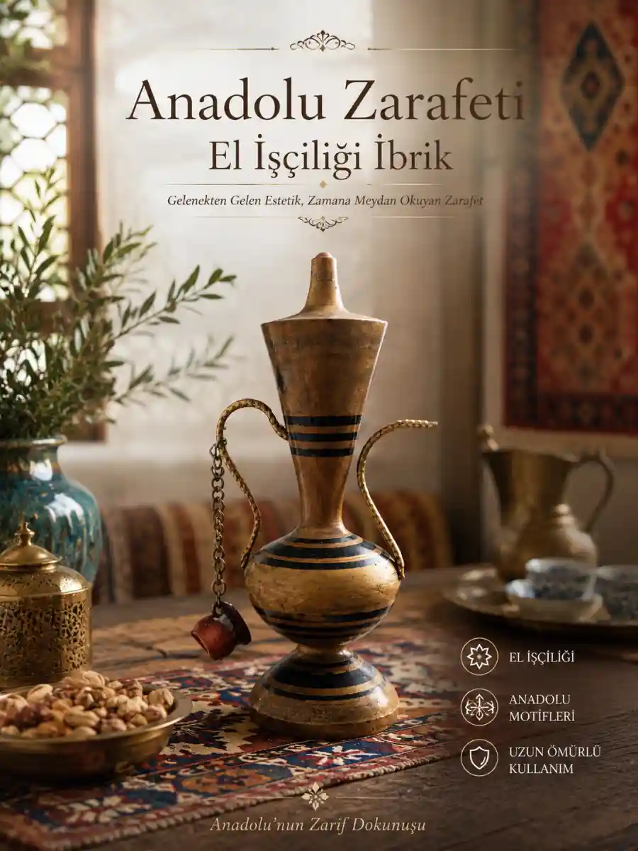 Anadolu zarafeti – el i̇şçiliği i̇brik