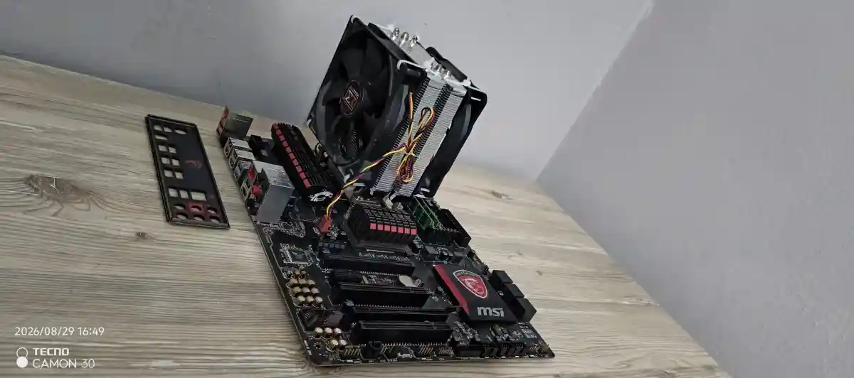 Msi̇ anakart+işlemci+ram+kule tipi fan bilgisayar bundle set (sorunsuz)