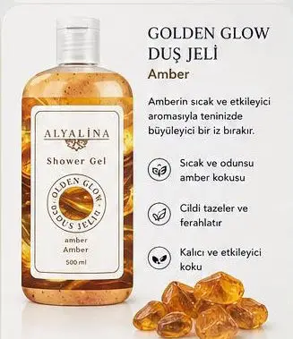 Alyalına golden glow duş jeli