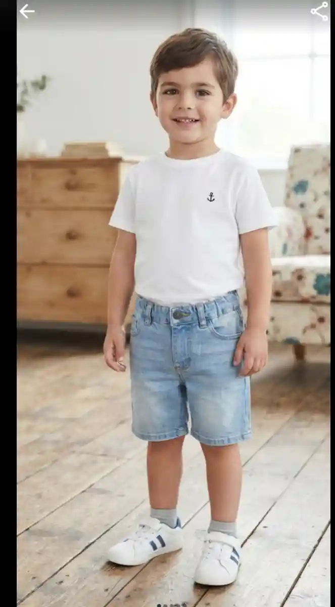 Denim şort. 18..24.aylık