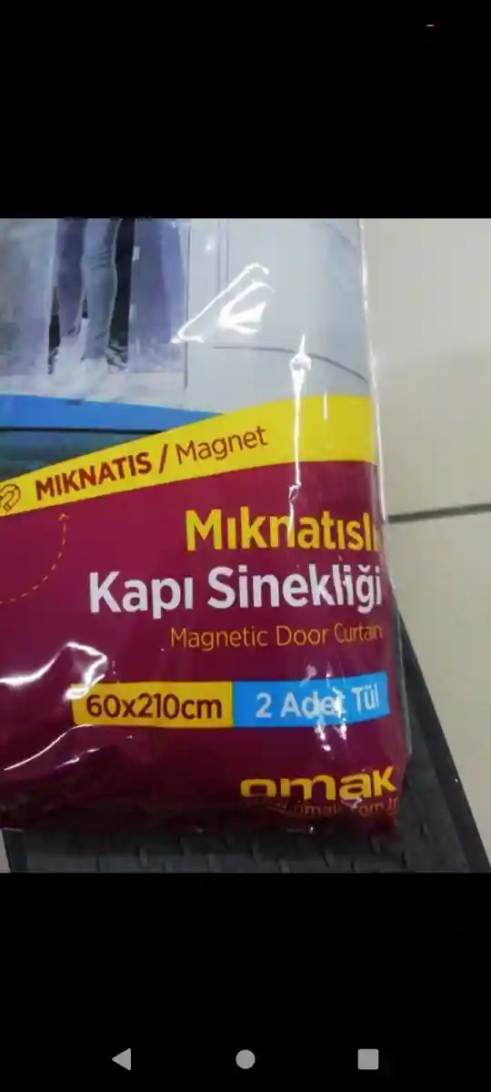 Mıknatıslı kapı sinekliği - 2 adet