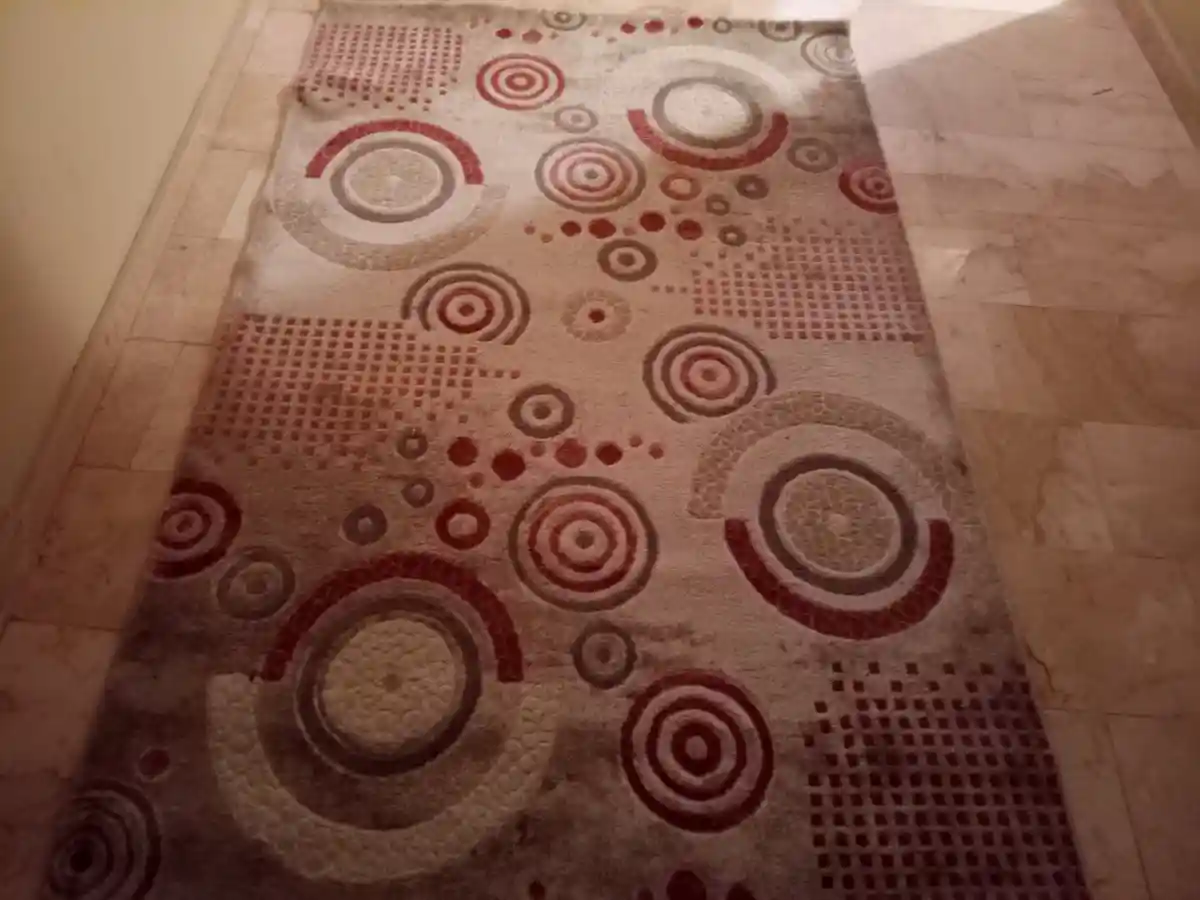 Desenli dekoratif halı acil satılık