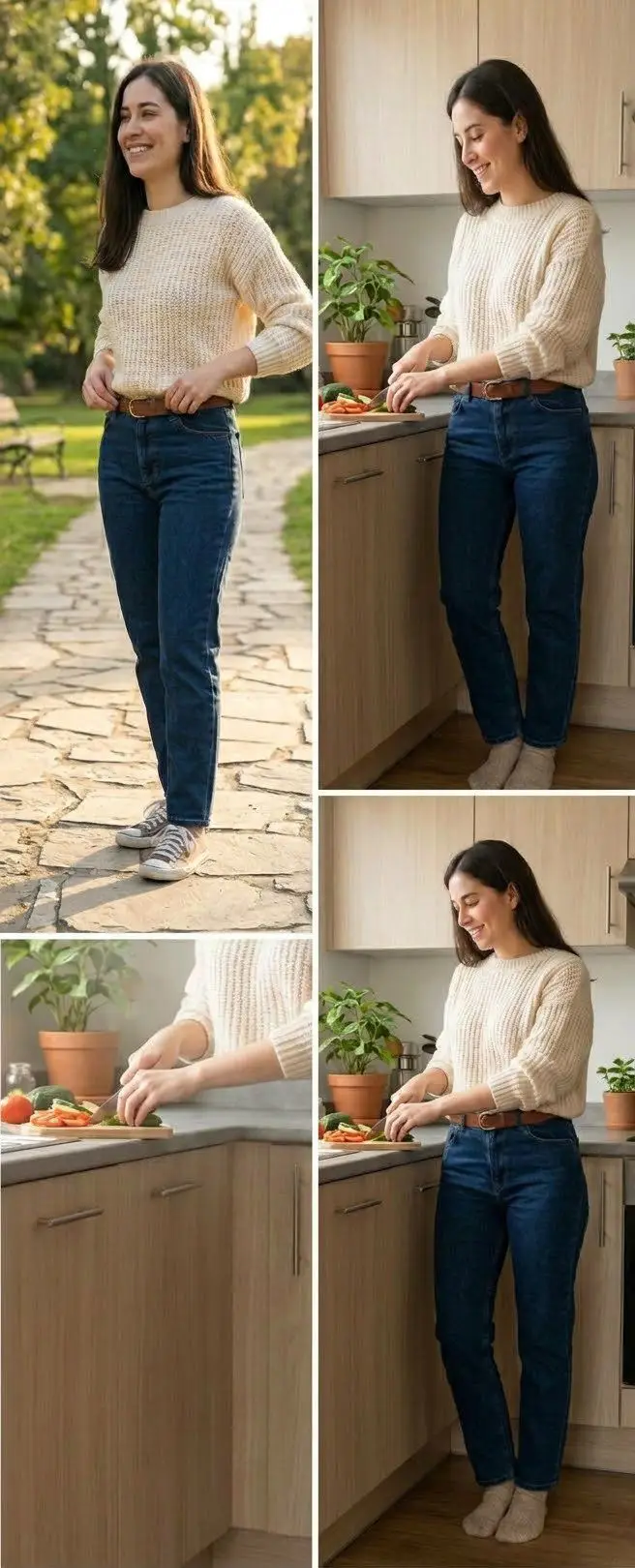 Lacivert kot pantolon