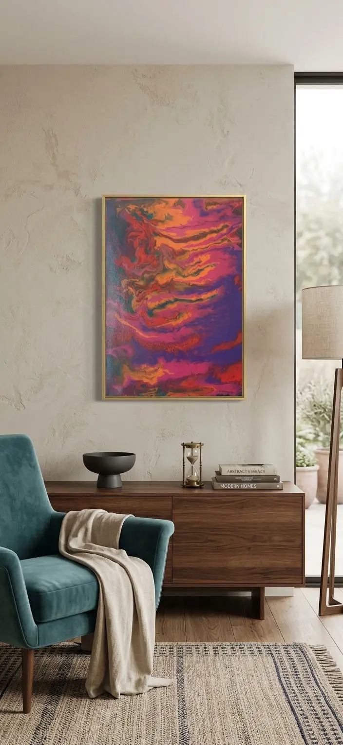 Renkli modern tablo