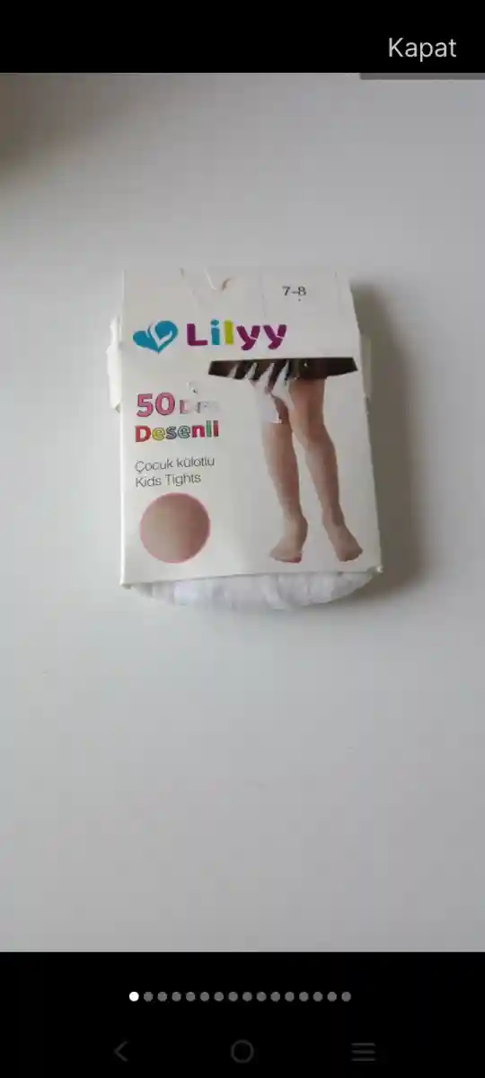 Lilyyy desenli çocuk çorap paketi