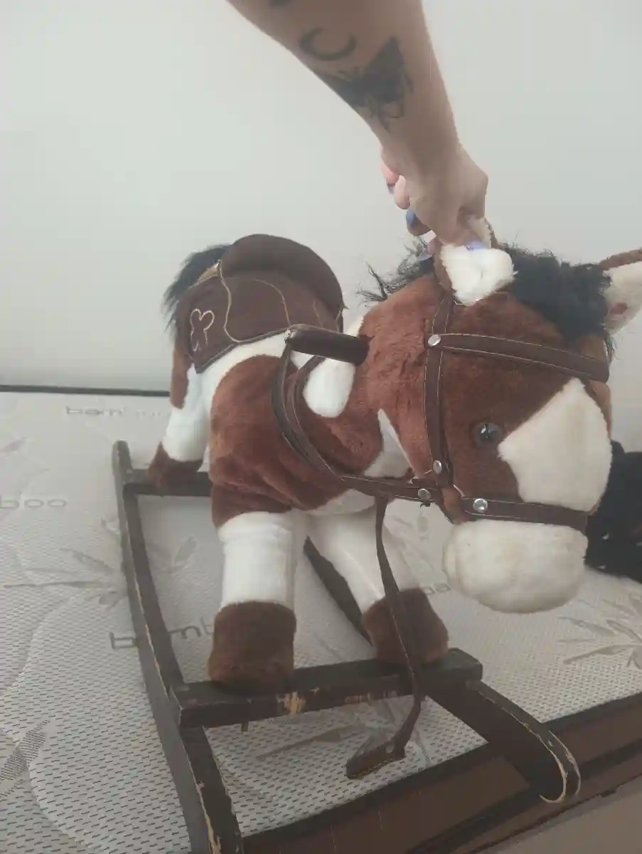 Peluş sallanan at