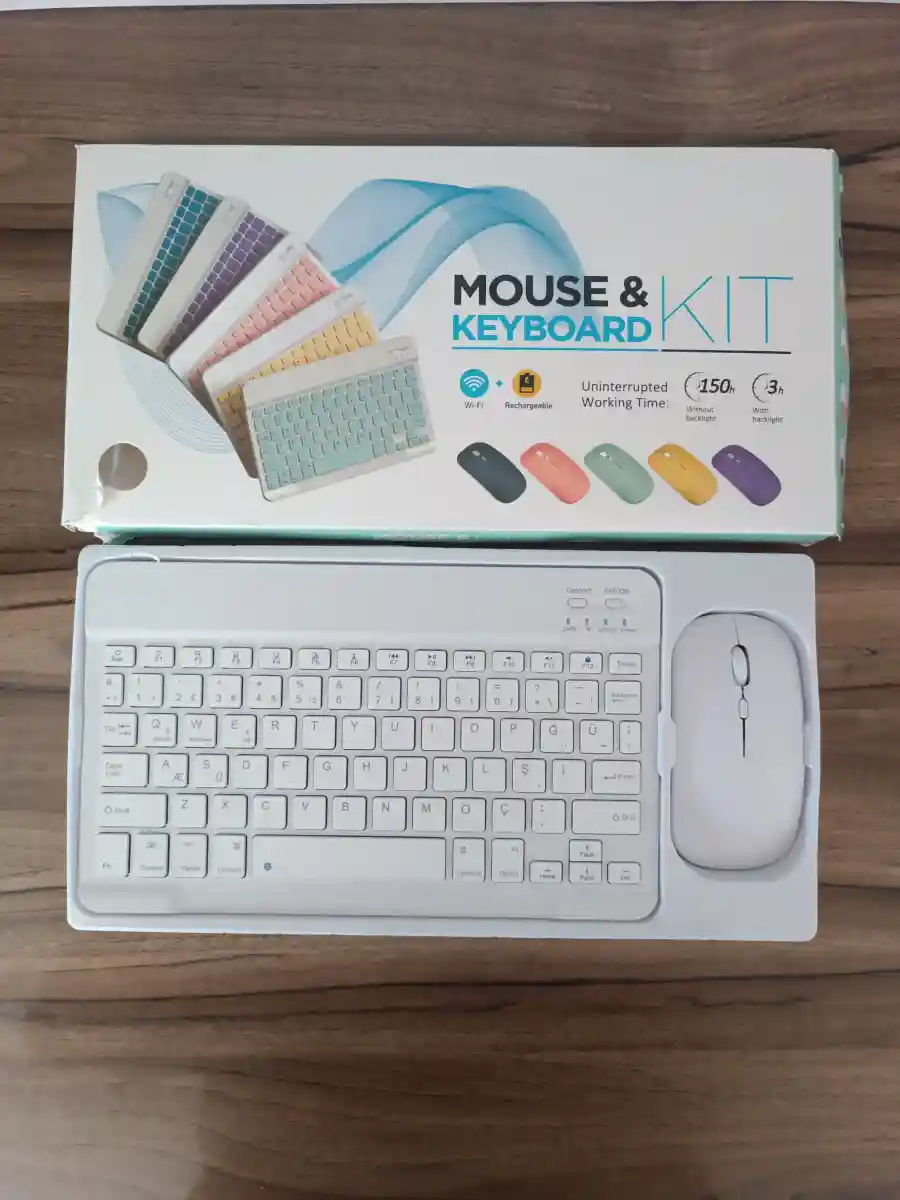 Bluetooth'lu klavye mause seti