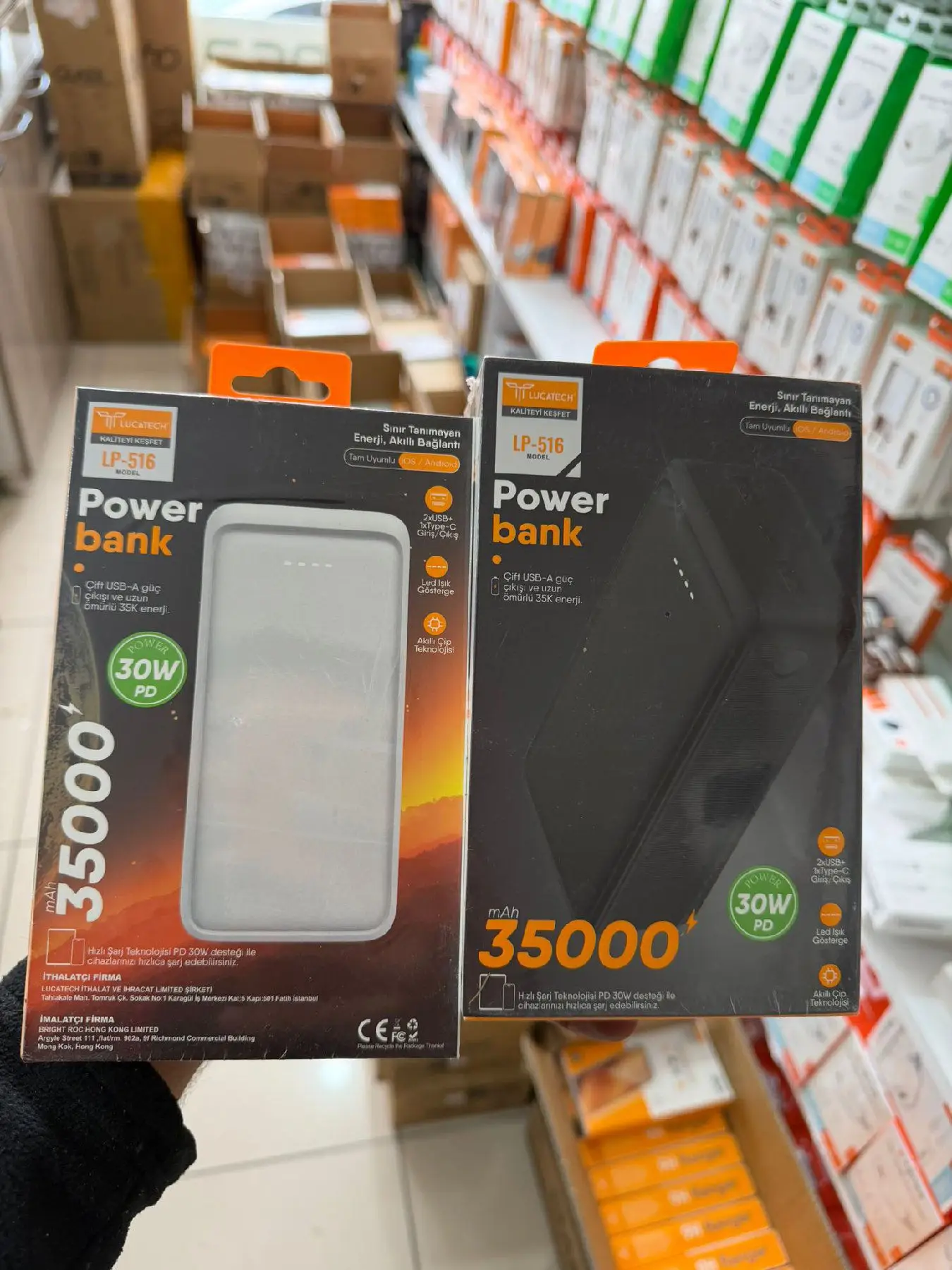 30w turbo şarjlı power bank ilan görseli