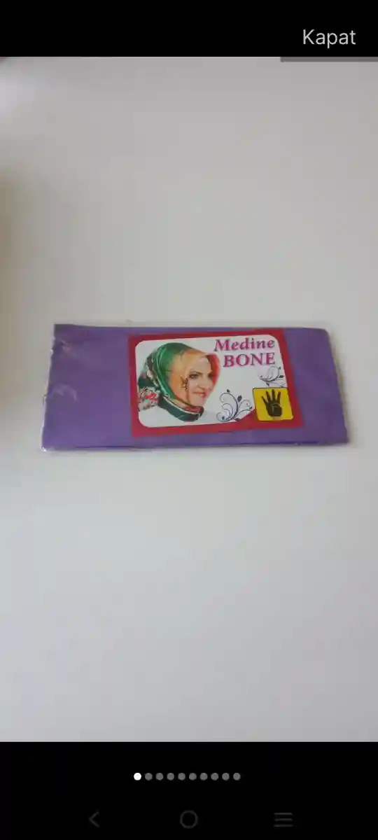 Renkli medine bone