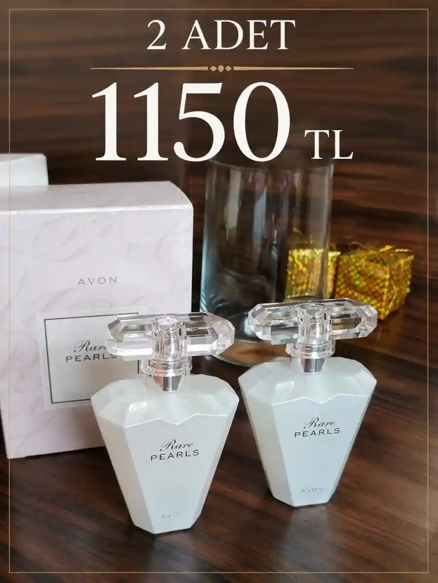 İki adet avon parfüm seti