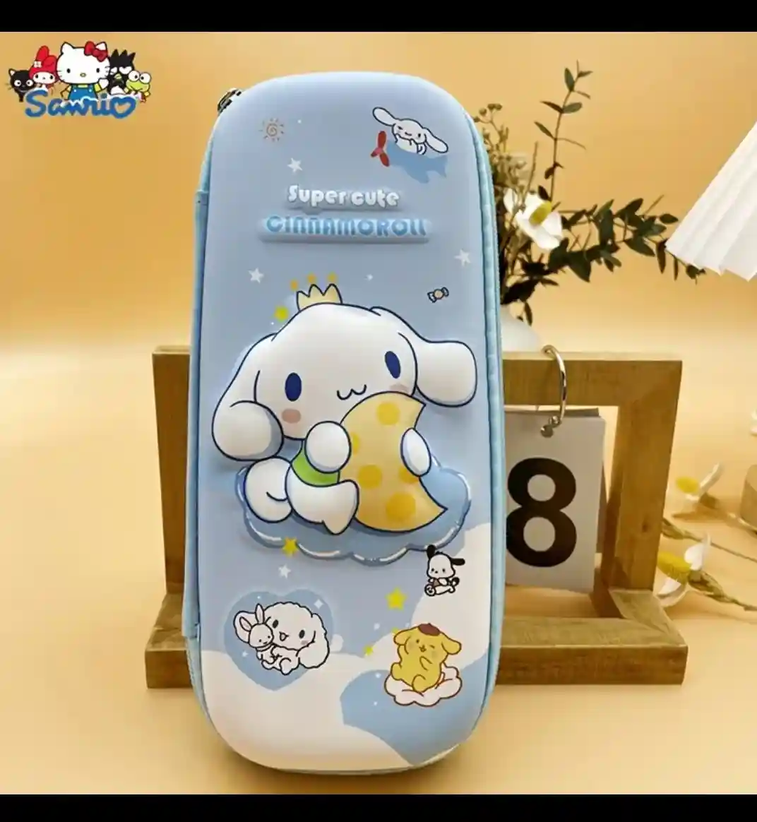 Cinnamoroll desenli kalem kutusu