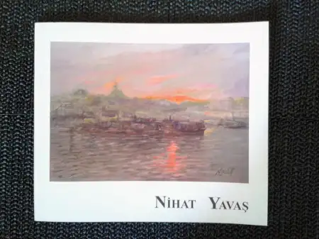 Ressam ni̇hat yavaş sergi̇ kataloğu koleksi̇yon. ilan görseli