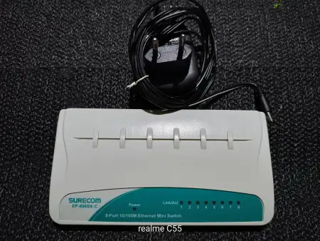 Surecom 8 port 10/100 mbps ethernet çoklayici. switcher.