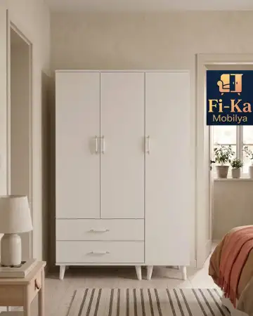 Eve teslim kapıda ödeme 3 kapılı dolap & gardırop