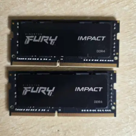 Kingston fury impact ram (64gb, 2x32gb, ddr4, cl20, so-dimm)