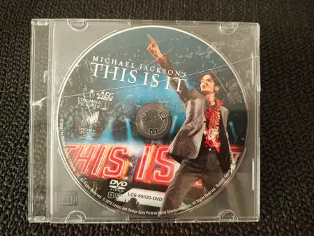 Michael jackson's this is it. dvd..