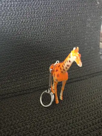 Zürafa anahtarlik el yapimi. handmade.