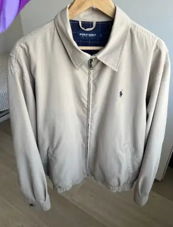 Bej renkli polo ralph lauren ceket