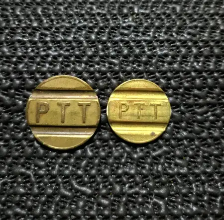 Ptt jetonlar koleksi̇yonluk, dekorluk.
