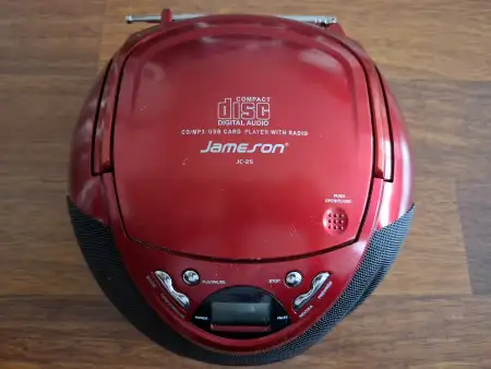 Jameson jc-25 portable cd mp3 çalar fm radyo