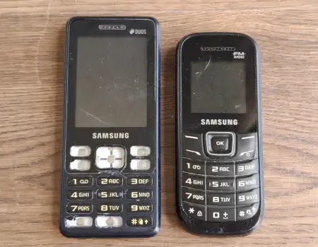 Samsung e1205 ve b350e tuşlu cep telefonu