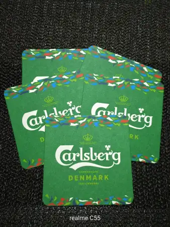 Carlsberg bardak altliği. sifir ürün.
