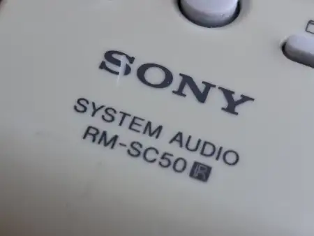 Sony rm-sc50 audio system müzik seti kumanda
