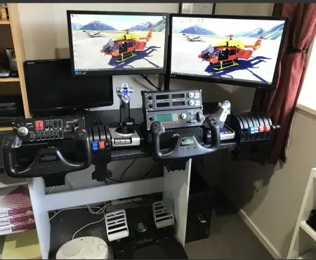Oyun konsol bilgisayarı helikopter  kontrol paneli ilan görseli