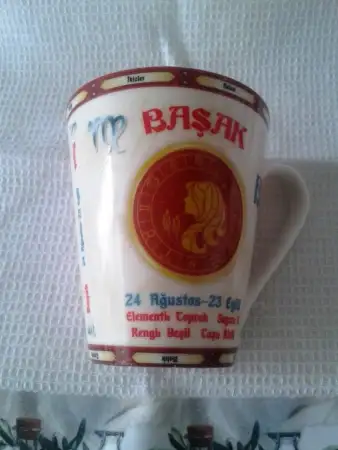 Başak burcu kali̇teli̇ porselen kupa.