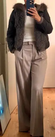 Kahverengi kışlık kaban