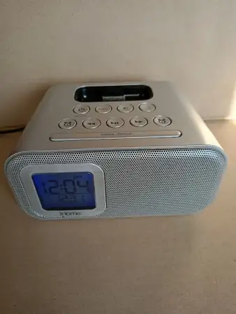 İhome di̇ji̇tal saat alarm.. çalişir durumda, adaptörü dahi̇l, orji̇nal ürün.