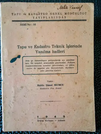 Tapu ve kadastro tekni̇k i̇şleri̇nde yanilma hadleri̇. ilan görseli