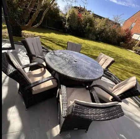 Dış mekan nova rattan yemek takımı