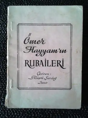 ömer hayyam' in rubai̇leri̇ - i̇mzali i̇thafli..