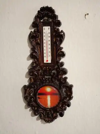 Eski̇lerden vintage duvar termometresi̇ nostalji̇k ürün.