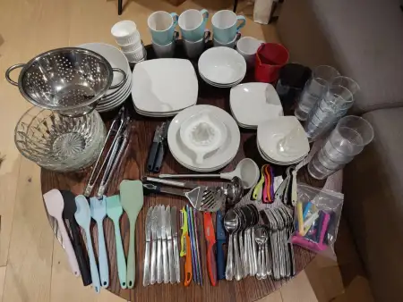 135 parçalık yemek takımı!