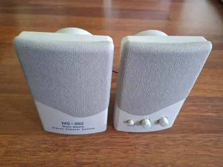 Multi-media stereo speaker system ms-692 hoparlör 1+1 retro