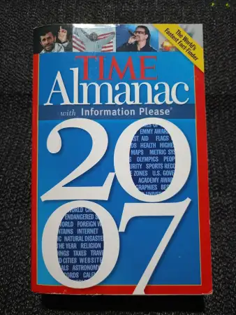 Time almanac 2007 with information please..