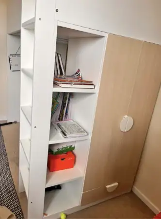 Ikea  çocuklar için ranza yatak dahil