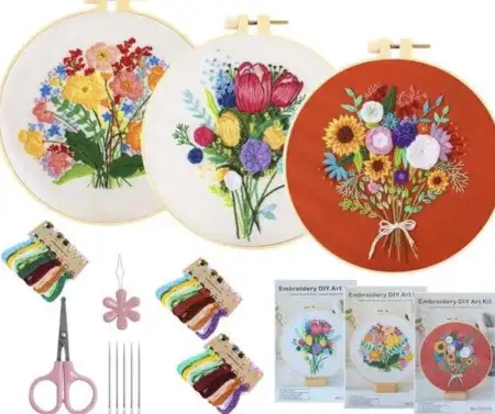 Nakış seti çiçekler - nakış seti