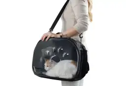 2. el kedi taşıma çantaso elips el ve sırt çantası 6 hava kanalı