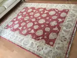 Antika el dokuma halı (uşak halısı)