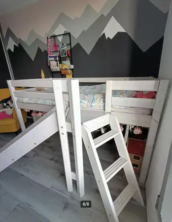 Kaydıraklı çocuk ranzası eğelenceli