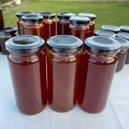 Ev yapımı şeftali reçeli