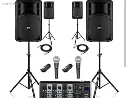 Profesyonel ses sistemi kiralama (düğün, parti)