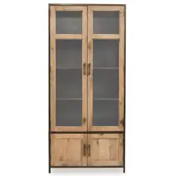 Vintage kitaplık – masif ahşap